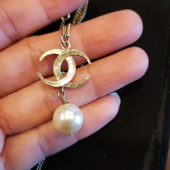 Chanel CC pearl  Collier necklace - Picture 4 of 10